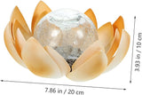 LIFKOME Solar Lotus Lantern Led Garden Lights Solar Pathway Lights Landscape Outdoor | Lumora