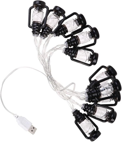 Led String Lights for Decorative Mason Jar Warm Edison Kerosene Bottle Light Energy-efficient USB-Powered for Holiday Decor