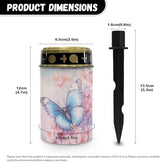Butterfly Flower Solar Lights for Cemetery Gravesite Outdoor Solar Lights for Yard Decorative Cemetery Candle | Lumora