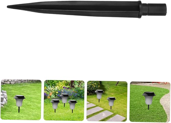 24pcs Metal Replacement Stakes for Solar Lights Ground Spikes for Outdoor Garden Landscape Lighting Effortless Setup for Pathway and Patio Lamps