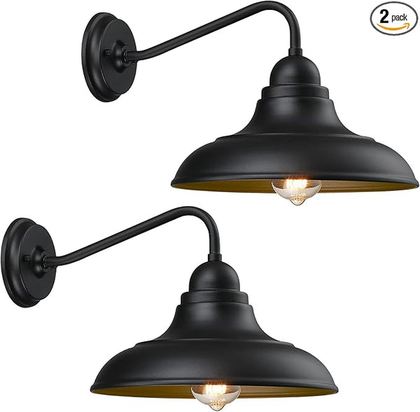 Wall Lights Wall Mount for House Farmhouse Wall Sconce Black Outside Lantern Classic Barn Lights Outdoor & Indoor | Lumora