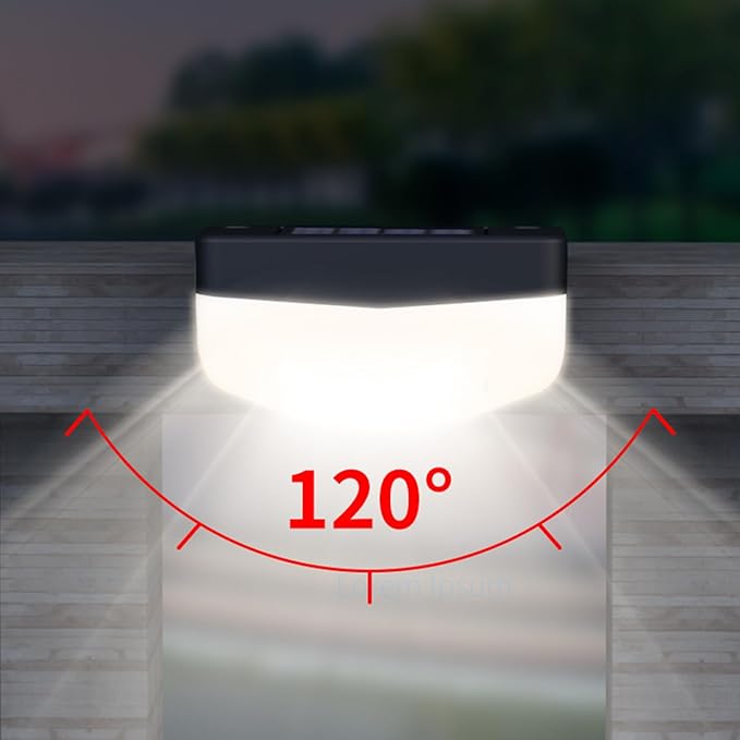 LED Solar Step Lights, 16 Pack Solar Deck Lights Outdoor IP65 Waterproof Pool Side Lighting Decor for Stairs Fence | Lumora