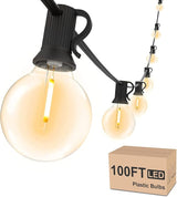 Svater Outdoor String Lights Waterproof 100 FT + 75FT Patio Light for Outside 2W | Lumora