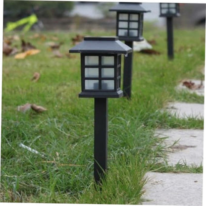Angoily LED Solar Step Light Outdoor 5PCS Solar Pathway Lights Waterproof Solar Garden Lights Solar Powered Landscape Lights for Yard Walkway Patio