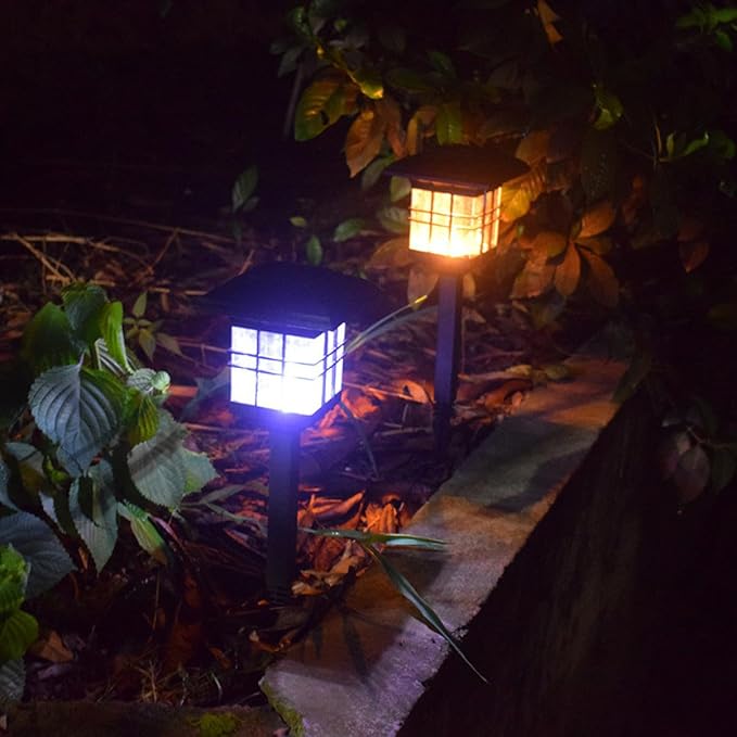 Led Solar Garden Light Outdoor Solar Pathway Lights for Patio Driveway Energy-Saving Landscape Lighting