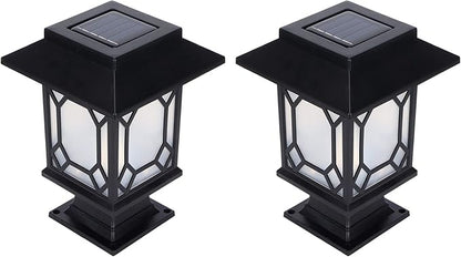 LED Lawn Light 2 Set, Waterproof Solar Garden Lamp with Colorful Dimming, 600mAh Battery - IP65 Rated, Automatic Night Lighting, Garden Patio Pathway Decoration