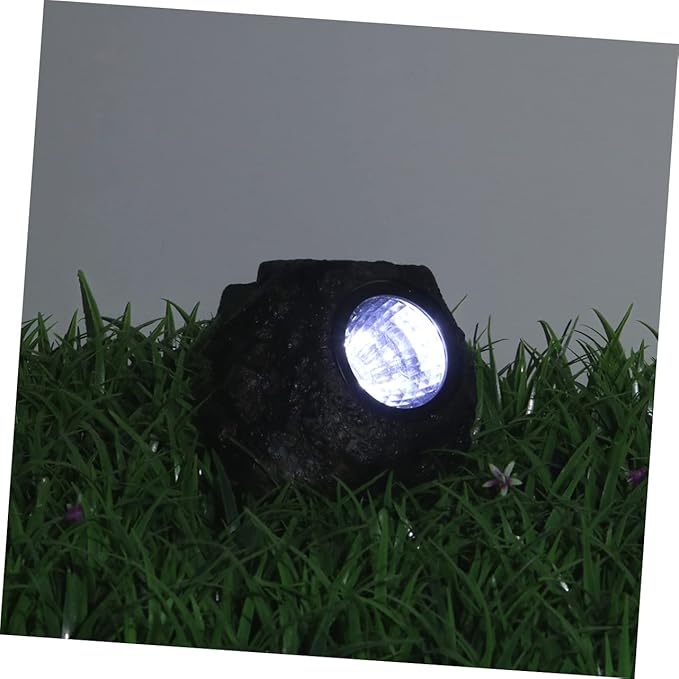 jojofuny 2pcs Solar Pathway Lights Eternity Outdoor Landscape Lights Solar Power Fixture