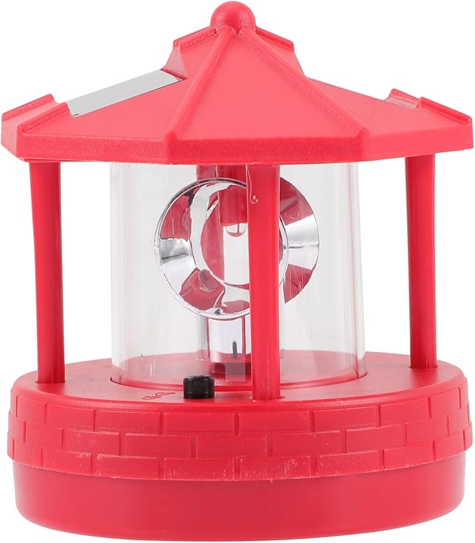 DOITOOL Solar Beacon Tower Decorative Light Outdoor Solar Lamp for Gardens Patios and Lawn Decor Led Gentle Light for Visual Enjoyment
