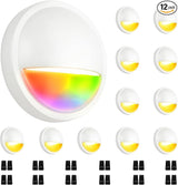RGB Deck Lights Outdoor, 3W 12V Color Changing Low Voltage Post Lights for Outdoor Waterproof Deck Post Fence | Lumora