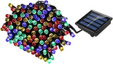 Solar LED String Lights Outdoor Beads Decorative Lamps with Color Modes for Garden Lawn Patio Energy-Saving Warm | Lumora