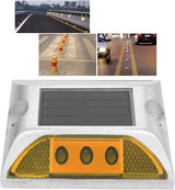 LED Road Reflector,Solar Power Ground Marker Lights,Waterproof Outdoor Driveway Road Highway Spike Lamp,Road Ground | Lumora