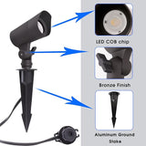 E ENERGETIC LIGHTING LED Landscape Lights with Connectors, 12V Low Voltage, Warm White 3000k, 4W, 175LM, Outdoor | Lumora