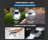 JIGUOOR Solar Deck Lights LED Driveway Lights Solar Powered Dock Light Outdoor IP68 Waterproof Road Markers for | Lumora