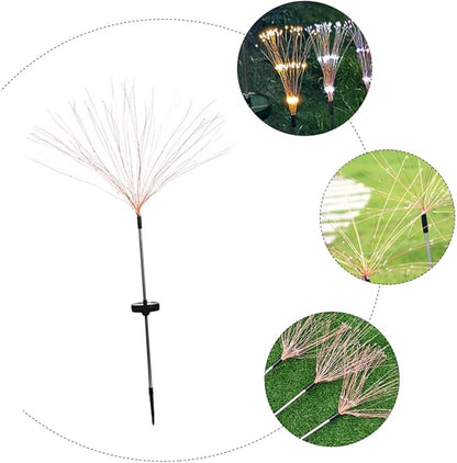 NUOBESTY 1set Christmas Solar Pathway Lights Lawn Lamp LEDs Modes Outdoor Decoration for Garden Party and Festive Events