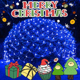 JMEXSUSS 200 LED Blue Christmas Net Lights, 9.8ft x 6.6ft