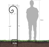 BEAU JARDIN 8 Pack Solar Pathway Lights + Pack Shepherds Hook 65 inch - Outdoor Lighting Accessory | Lumora