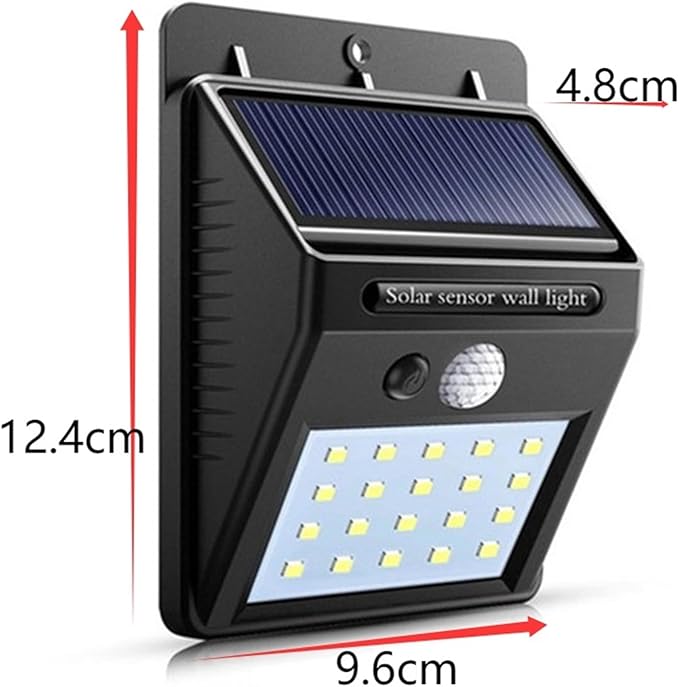 QUQUQ Solar Pathway Lights Solar Powered Garden Lights Led Motion Sensor Wall Light Waterproof Yard Patio Decor(2packs)