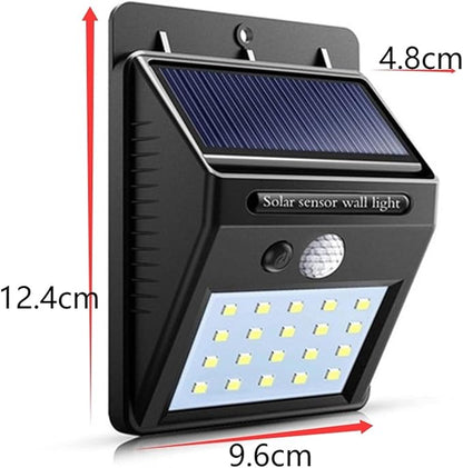 QUQUQ Solar Pathway Lights Solar Powered Garden Lights Led Motion Sensor Wall Light Waterproof Yard Patio Decor(2packs)