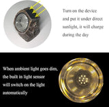 SunKite Solar Powered Rock Light, 4 Pack 10 LED Waterproof Garden Stone Lights Outdoor Landscaping Spotlights, Yard | Lumora