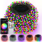 400LED Smart RGB Color Changing String Lights 144FT Halloween Lights App