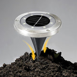 SagaSave 1 Pcs Solar Light with 8 LED Light Beads Outdoor Waterproof Garden Light Pathway Disk Bright in Ground | Lumora