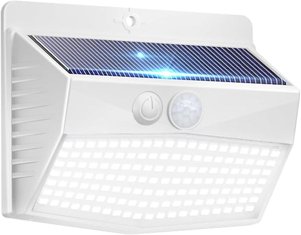 Peasur 1 Pack Solar Motion Lights Outdoor, Solar Security Light with 3 Modes, IP65 Waterproof Flood Lights Outside | Lumora