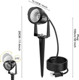 1500LM LED High Brightness Outdoor Landscape Lighting 15W RGB Color Changing Landscape Lights Remote Control | Lumora