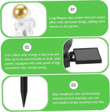 Solar Ground Lamp for Easy Install Outdoor Garden Lights Astronaut Style Decorative | Lumora