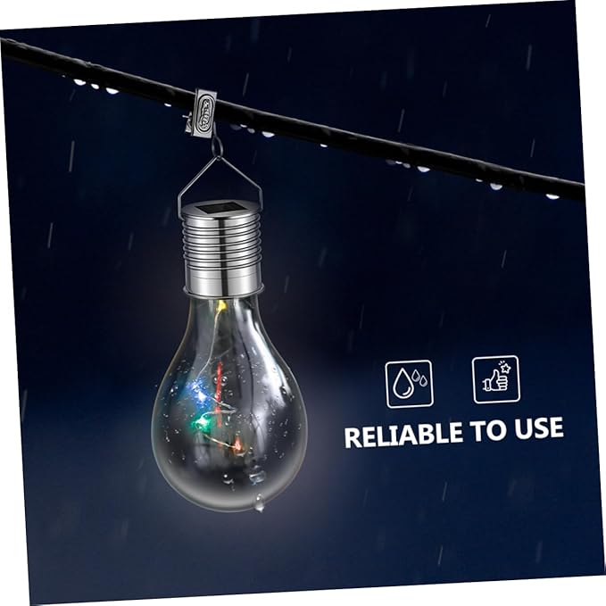 4pcs Solar Wire Bulbs Led Hanging Light Bulbs for Garden Outdoor Landscape | Lumora