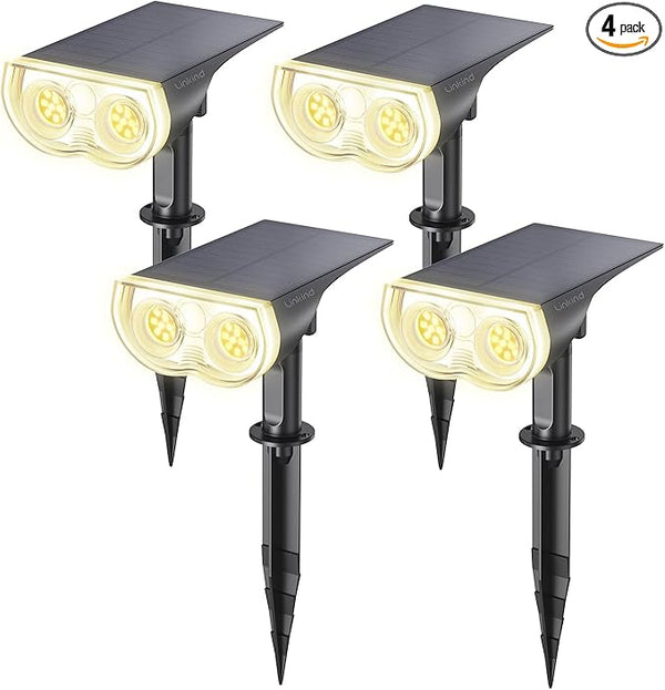 Linkind Solar Lights Outdoor Waterproof IP65, StarRay Dusk-to-Dawn Outdoor Solar Lights, 3 Lighting Modes Solar | Lumora