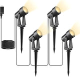 Svater 25 FT Outdoor String Lights 2W + 4 Pack Landscape Lighting | Lumora