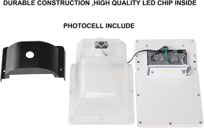 13W LED Wall Pack Light,Dusk to Dawn Led Outdoor Lighting 1600lm 5000K Daylight White, IP65 Rating,Outdoor Security | Lumora