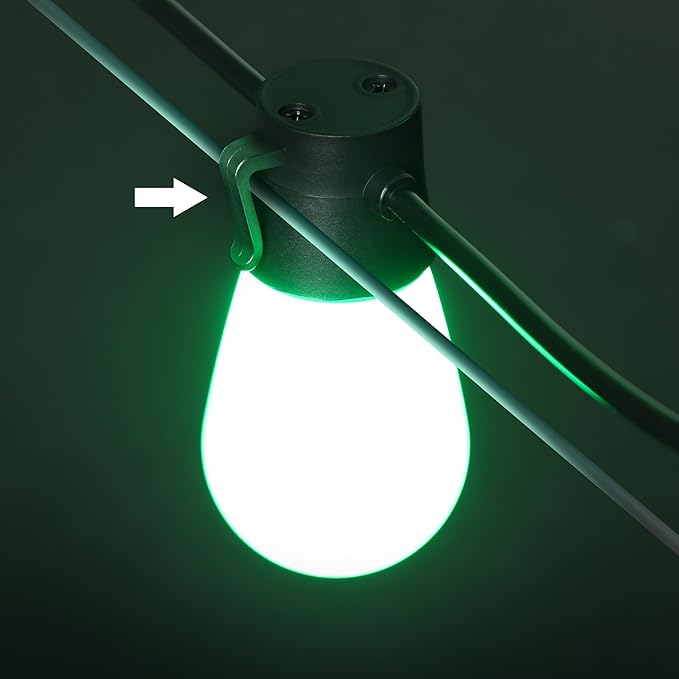 Feit Electric 24ft Smart Outdoor String Lights, 12 Socket Color Changing Works with Alexa/Google Assistant, Heavy | Lumora