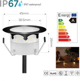 1 Pack Led Deck Lights Outdoor Waterproof Low Voltage Stainless Steel 1W Outdoor Yard Garden Decoration Lamps | Lumora