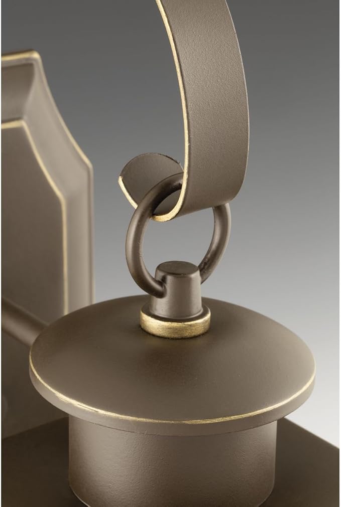 Progress Lighting P6616-20 Burlington Two-Light Med Wall Lantern, Oil Rubbed Bronze
