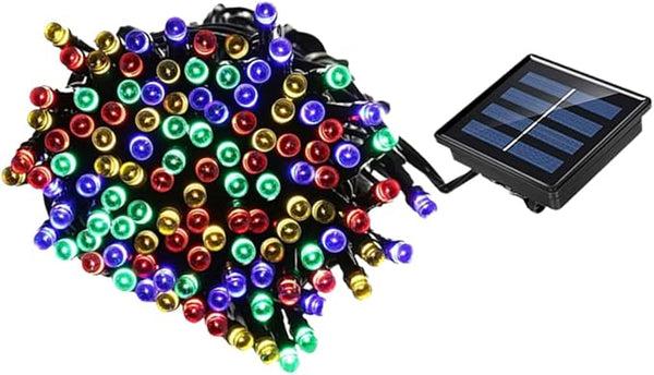 Solar Led String Lights Led Beads Outdoor Decorative Lighting for Garden Lawn Trees Color Options | Lumora