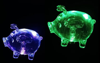 Starry Illuminate 2 PCS Solar Color Changing Style Garden Stake Light Pathway Stake Light (Pig)