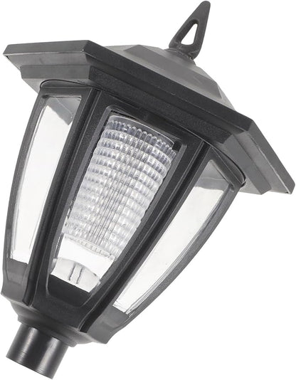 VOSAREA Solar Garden Light Decorative Outdoor Pathway Lamp Vintage LED Landscape Lighting for Lawn Garden Auto Off Solar Charge Elegant Design for Patio