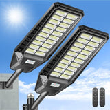 Solar Lights Outdoor, 9000W Commercial Solar Street Lights Motion Sensor