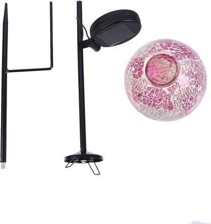 DOITOOL Solar Lawn Light Mosaic Outdoor Garden Path Light Waterproof Solar Powered LED Yard Lamp for Patio Landscape Lighting