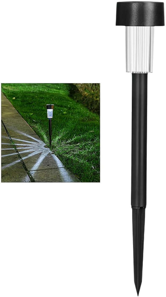 Solar Outdoor Lights,Solar Lights Outdoor Waterproof,11.6 Inch Solar Stake Lights for Pathway,Auto On/Off Solar Yard Lights for Lawn Patio Walkway Driveway Decor Landscape Lighting (White 1pc)