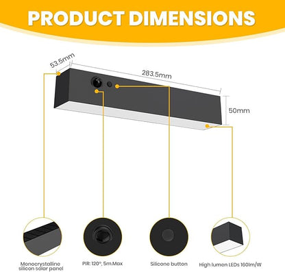 Solar Pathway Lights, Solar Wall Light
