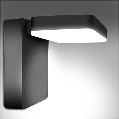 ledmo 60W LED Outdoor Wall Light Switch Control 350° Horizontal/180° Vertical LED Exterior Wall Lights Modern Neighbor Friendly Adjustable Exterior Flood Lighting 5000k for Upper Areas Yard Porch
