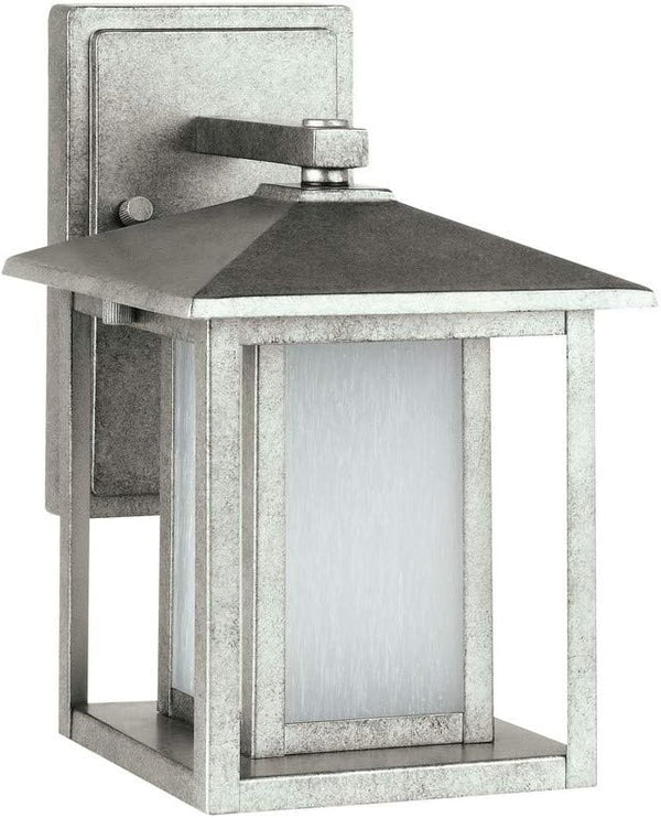 Sea Gull Lighting-Hunnington-60W One Light Outdoor Wall Lantern in Contemporary Style-7 Inch Wide by 11 Inch | Lumora