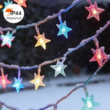 150 LED Color Changing Star String Lights - 65.6ft with Remote, 11 Modes, IP44 Waterproof, Linkable Plug in Lights | Lumora