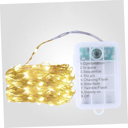 Remote Led Star String Lights with USB Charging Led Fairy Lights for Home Garden and Party Decoration Warm White