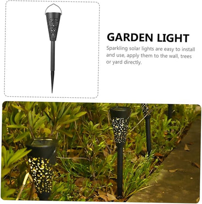 Solar Garden Path Lights Waterproof Outdoor Yard Lawn Lamps with Warm Light for Patio and Landscape Lighting