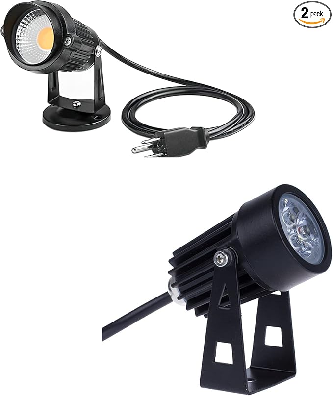 LemonBest Landscape Spotlights Warm White + Cool White