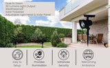 SEDLAV Solar Outdoor Lights Waterproof - Solar Powered Black Metal Color Lock LED Spotlight - Motion Sensor Outdoor | Lumora