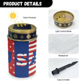 Solar Pathway Lights Outdoor,American Flag Solar Lights Outdoor, Waterproof Solar Garden Lights Solar Powered | Lumora